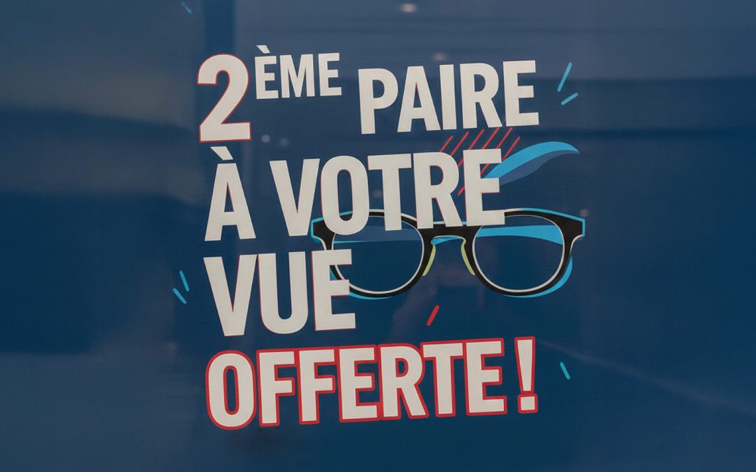 2ème paire à votre vue offerte.